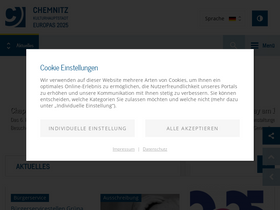 'chemnitz.de' screenshot