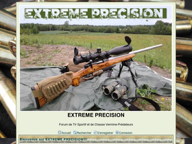 'extreme-precision.com' screenshot