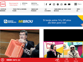 'm24.com.uy' screenshot