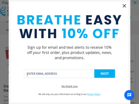 'oxygenconcentratorsupplies.com' screenshot