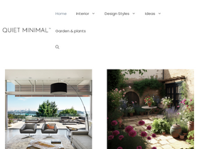 'quietminimal.com' screenshot