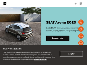 'seat.mx' screenshot