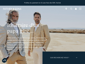 'fatherandsons.fr' screenshot