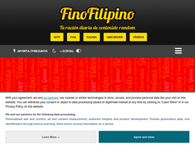 'finofilipino.org' screenshot