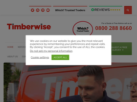 'timberwise.co.uk' screenshot