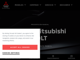 'mitsubishi-motors.es' screenshot