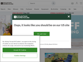 'mountainwarehouse.com' screenshot