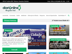 'regiao-sul.pt' screenshot