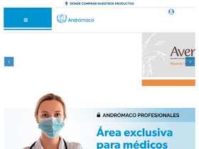'andromaco.com' screenshot