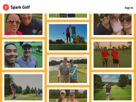 'spark.golf' screenshot