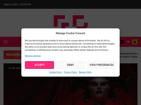 'fingerguns.net' screenshot