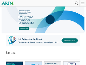 'artm.quebec' screenshot