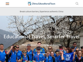 'chinaeducationaltours.com' screenshot