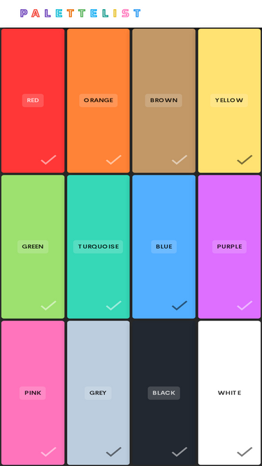 palettelist.com