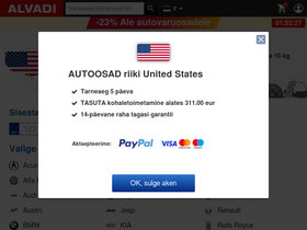 'alvadi.ee' screenshot