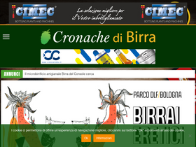 'cronachedibirra.it' screenshot