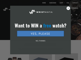 'wristmafia.com' screenshot