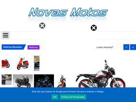 'novasmotos.com.br' screenshot