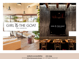 'girlandthegoat.com' screenshot