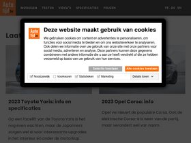'autotijd.be' screenshot