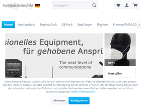 'funktechnik-bielefeld.de' screenshot