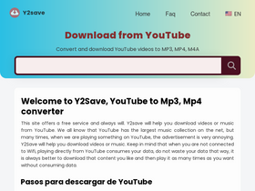 'y2save.net' screenshot