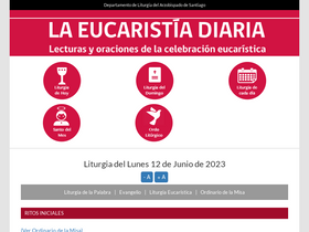 'eucaristiadiaria.cl' screenshot