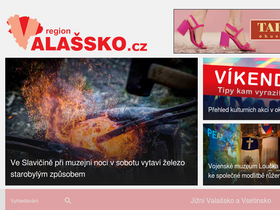 'regionvalassko.cz' screenshot