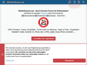 'rollerplausch.com' screenshot