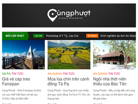 'cungphuot.info' screenshot