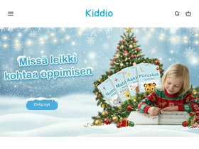 kiddiosuomi.com homepage screenshot