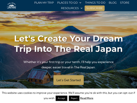 'therealjapan.com' screenshot