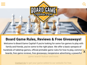 'boardgamecapital.com' screenshot