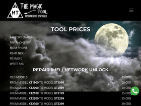 'themagictool.net' screenshot