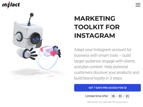 'inflact.com' screenshot