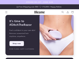 'bleame.com' screenshot