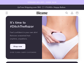 Bleame website screenshot