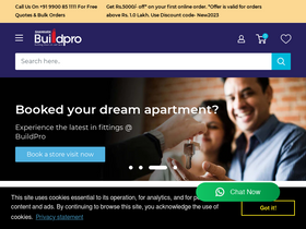 'buildpro.store' screenshot