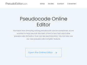 'pseudoeditor.com' screenshot