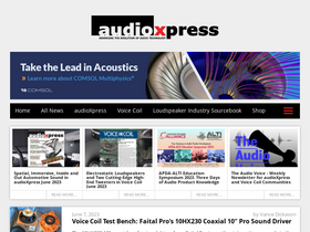 'audioxpress.com' screenshot
