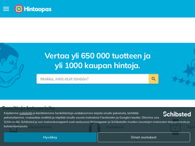 'hintaopas.fi' screenshot