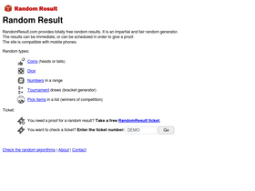 'randomresult.com' screenshot
