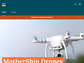 mothershipdrones.com homepage screenshot