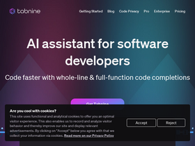 'tabnine.com' screenshot