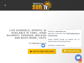 'watchsuntv.com' screenshot