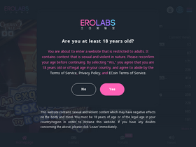 'ero-labs.com' screenshot