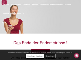'endometriose.app' screenshot