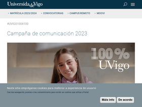 'uvigo.gal' screenshot