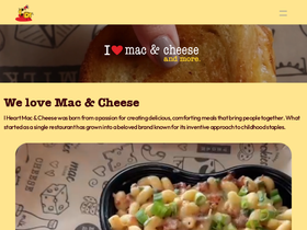 'iheartmacandcheese.com' screenshot