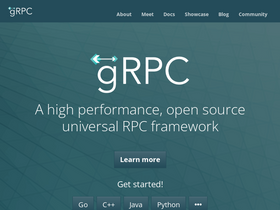 'grpc.io' screenshot